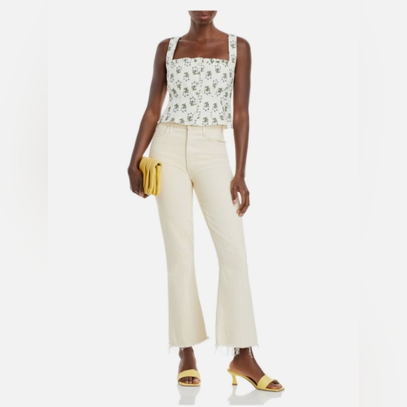 RHODE ARTI LINEN PRINTED CROPPED TOP 8 - Picture 2 of 8